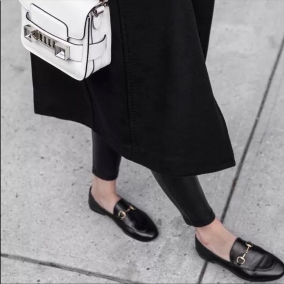 GUCCI Brixton Horsebit Black Leather Foldable Blogger Favorite Celebrity Loafer - Picture 15 of 15